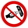 Panneau Autocollant D’Interdiction - Ne Pas Enleve USB