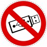 Panneau Autocollant D’Interdiction - Ne Pas Utiliser USB
