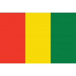 Drapeau Autocollant Guinée...