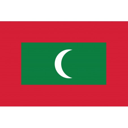 Autocollant Drapeau Des Maldives - Sticker Décoratif Pour Voiture, Casque, Ordinateur, Décoration