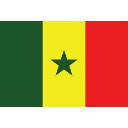 Drapeau Autocollant Sénégal...