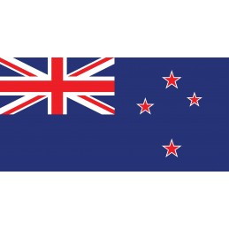 Drapeau Autocollant Nouvelle Zélande 10 cm