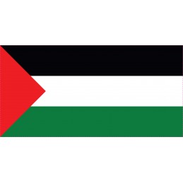 Drapeau Autocollant Palestine 10 cm