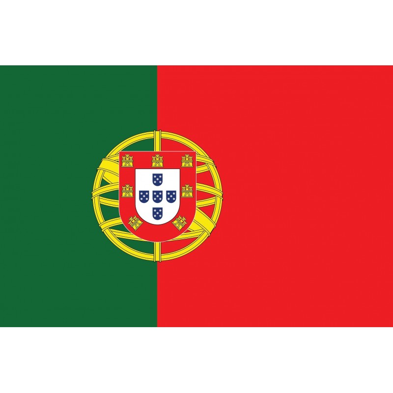 Drapeau Autocollant Portugal 10 cm
