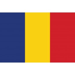 Drapeau Autocollant Roumanie 10 cm