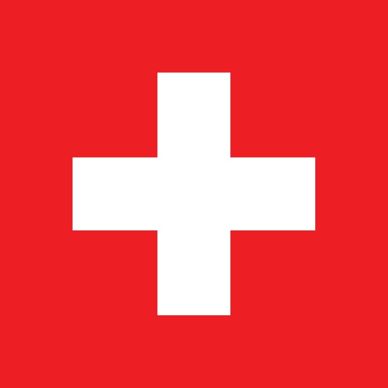 Drapeau Autocollant Suisse 10 cm