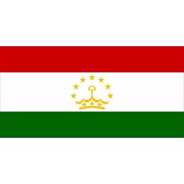 Drapeau Autocollant Tadjikistan 10 cm