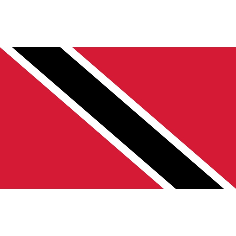 Drapeau Autocollant Trinidad et Tobago 10 cm
