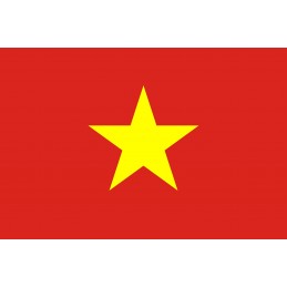 Drapeau Autocollant Vietnam 10 cm