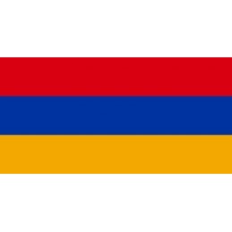 Drapeau Autocollant Arménie 10 cm
