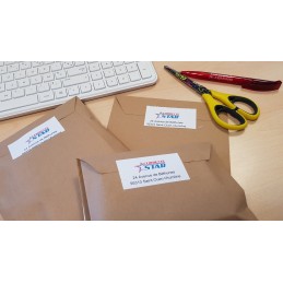 TEST Etiquettes D'Adresse Autoadhésives Personnalisées