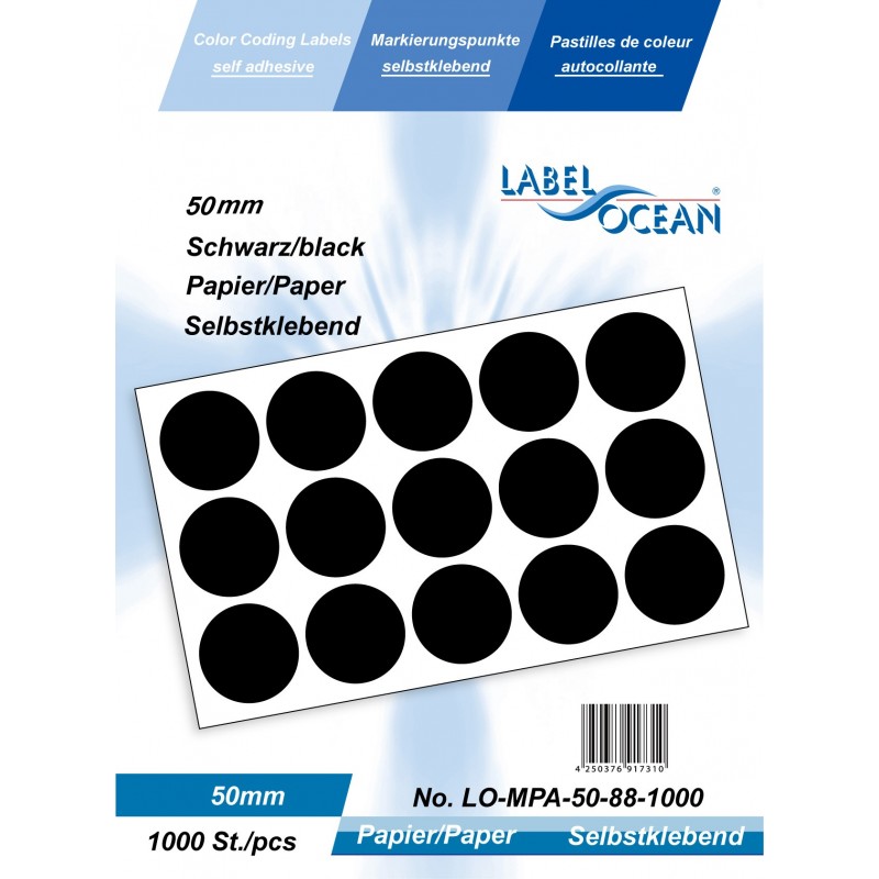 Pastilles Adhésives De Marquage Ronde Diamètre 30 Mm Plastique Autocollantes Couleur Orange