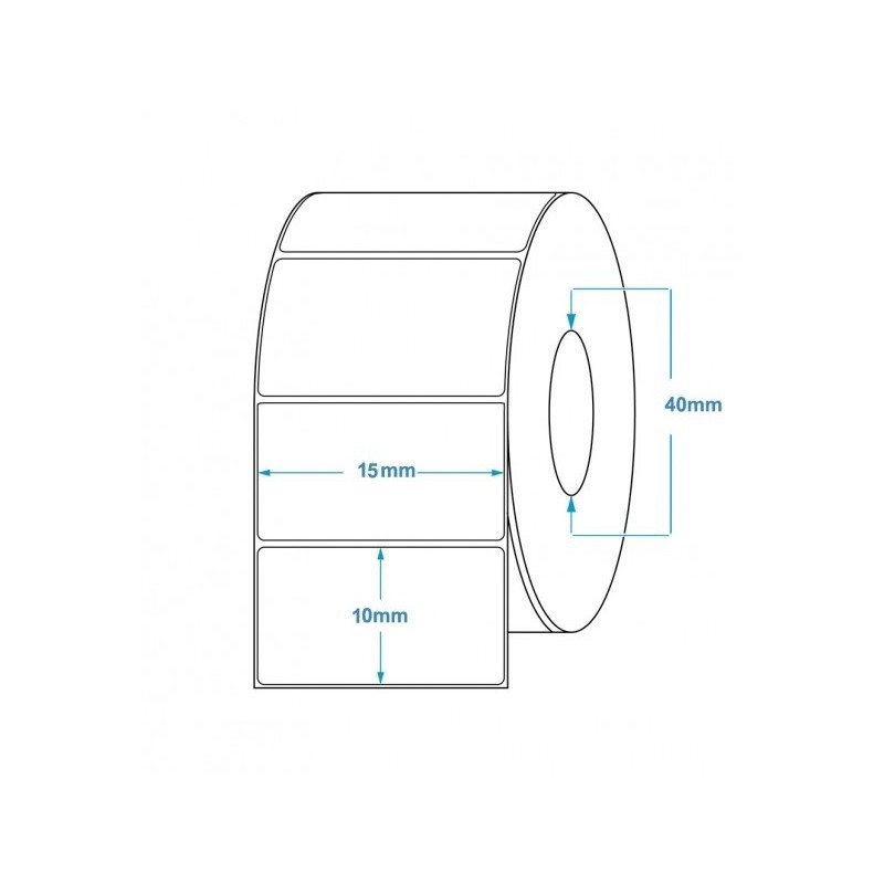 2 rouleaux / carton Taille détiquette thermique directe: 10cmX 5cm 1000 étiquettes par rouleau taille détiquette dexpédition vierge: 4 x2 