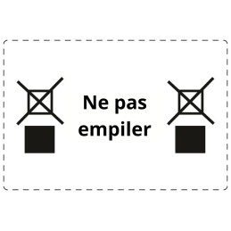 Étiquette d'expédition "Ne...