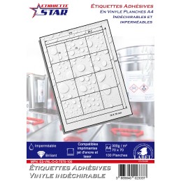 Planche étiquette à...