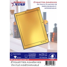 Planche étiquette à...
