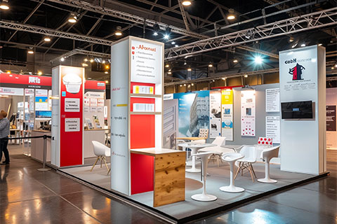 Étiquetage des stands et exposants